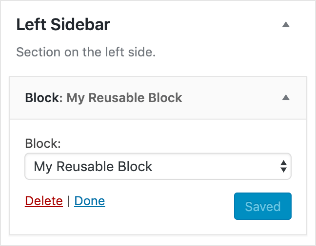 Block Widgetの公式スクリーンショット